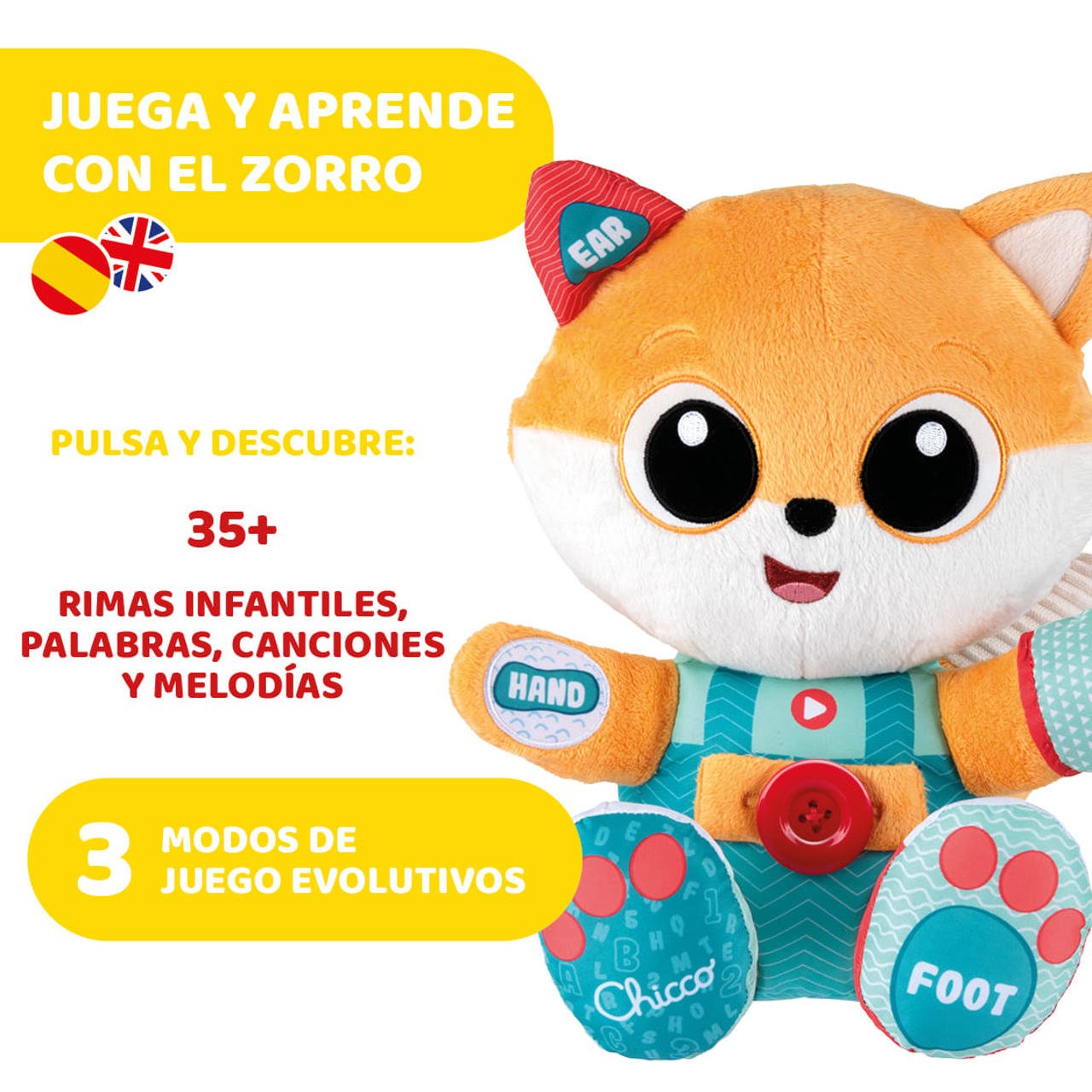 FOXY PELUCHE BILINGÜE