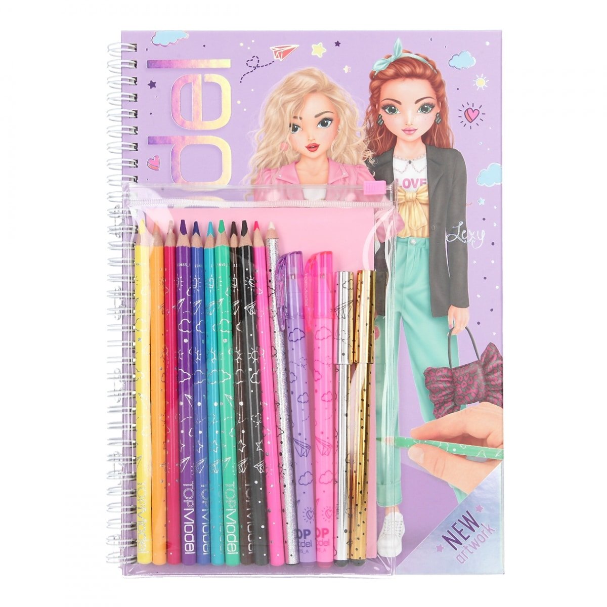 TOP Model Libro de Colorear con Set de Colores
