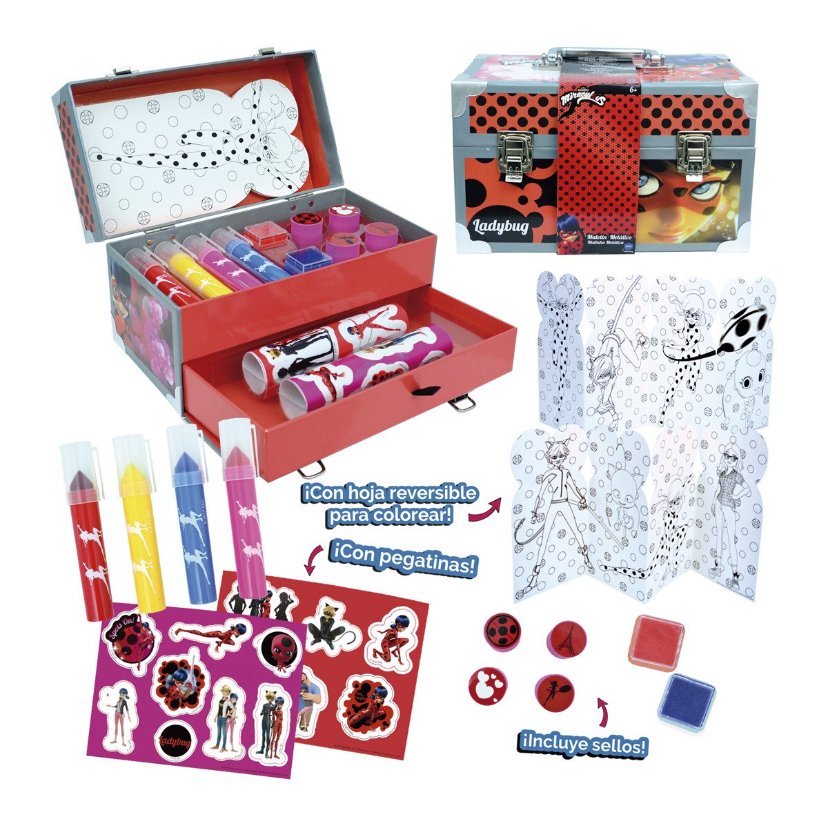 Maletín Metálico Ladybug