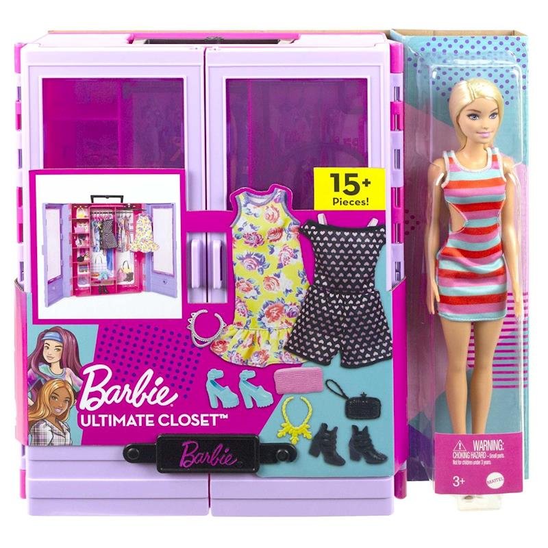 Armario Barbie con Muñeca Fashionista