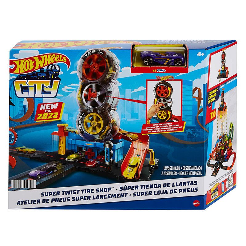 Hot Wheels City - Pista Tienda de Neumáticos