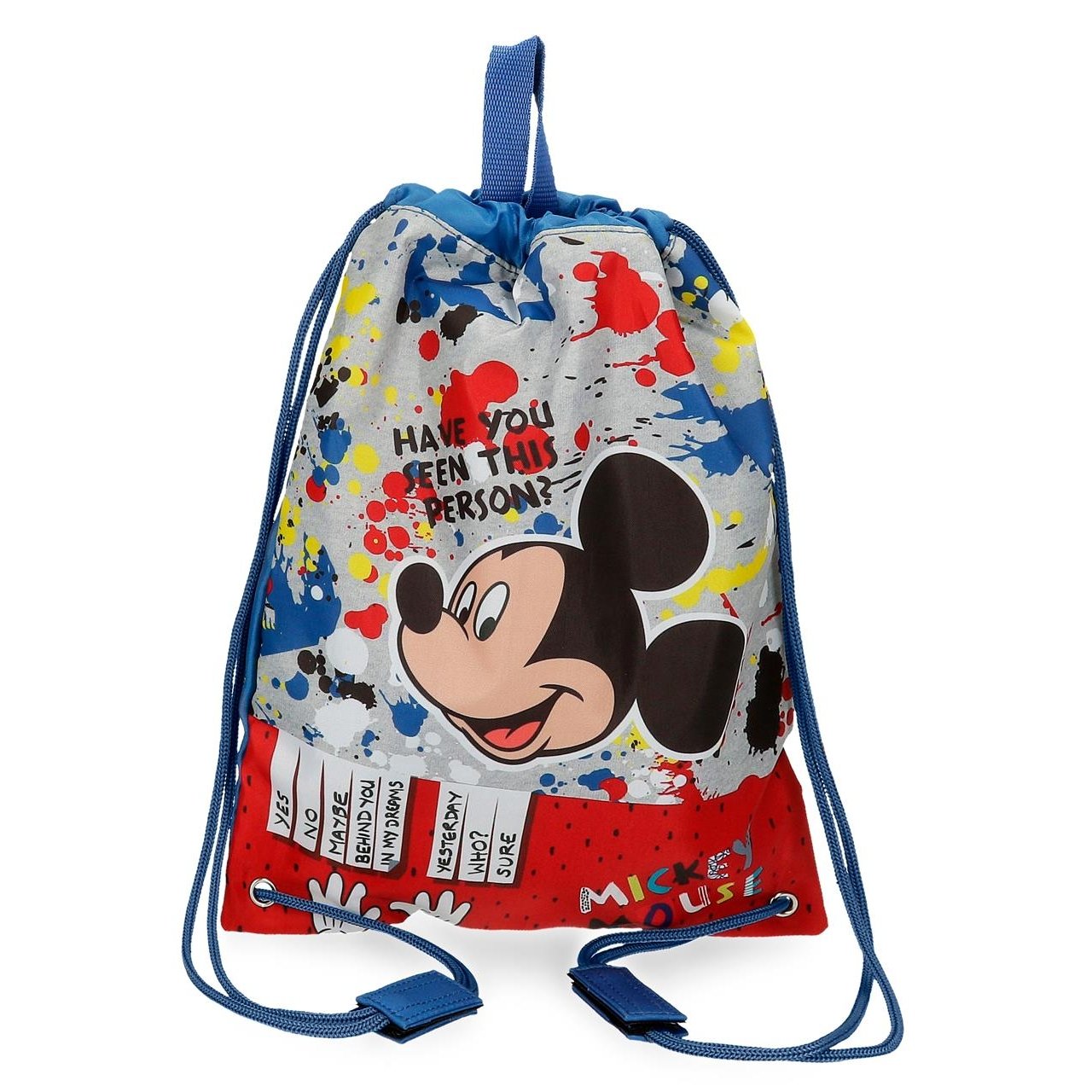 Bolsa de Merienda Mickey colour Mayhem Mochila Cuerdas