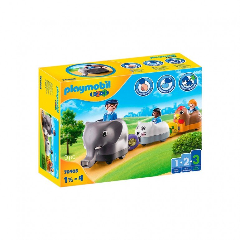 1.2.3. MI TREN DE ANIMALES 70405 PLAYMOBIL