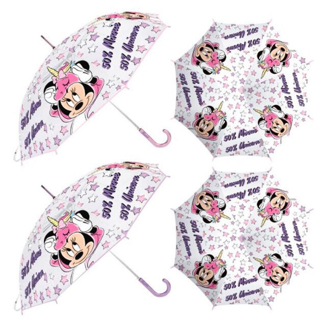 Paraguas Minnie Unicorn Transparente