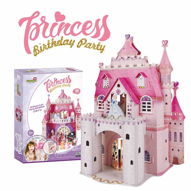 Castillo Princesa Fiesta de Cumpleaños - Puzzle 3D