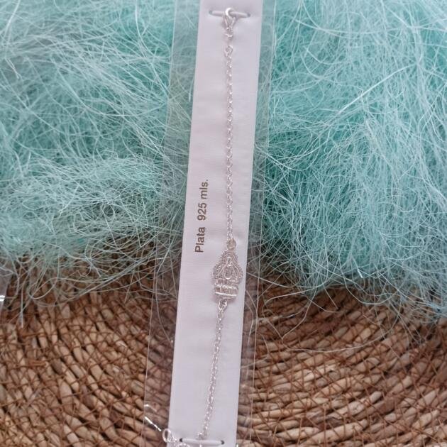 PULSERA VIRGEN DE LA CABEZA PLATA 925 MLS