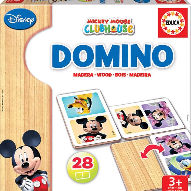 Dominó Madera Minnie + Mickey