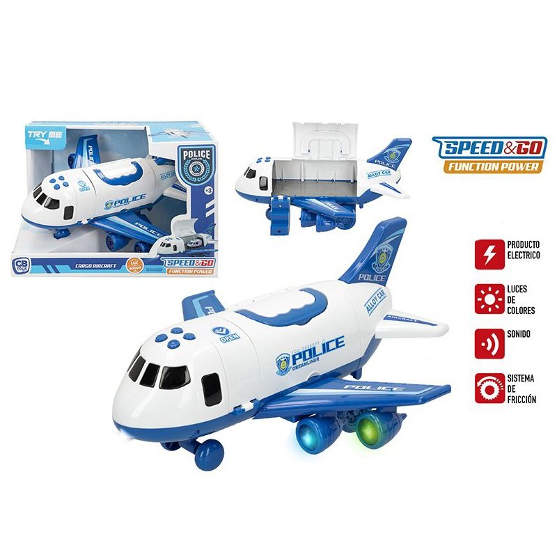 Avión Policía - Luz y Sonido