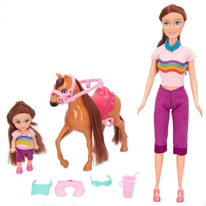 Muñeca articulada Isabella Bella Equitación