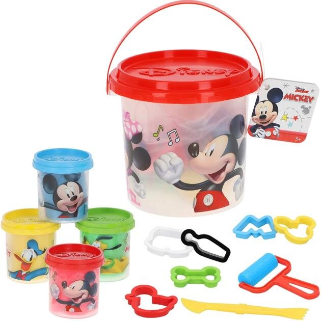 Cubo Plastilina y Accesorios MICKEY