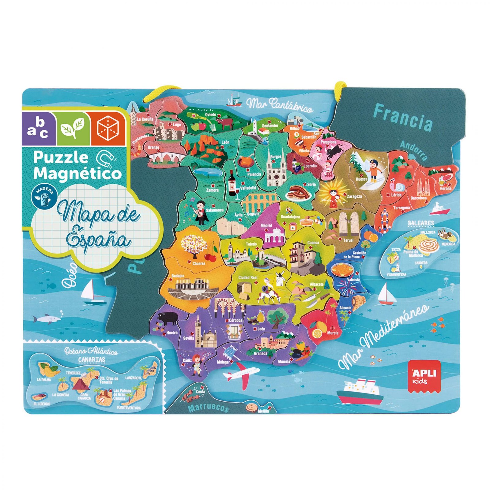 Mapa magnético de España