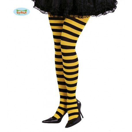 Pantys Rayas Amarillo Negro ADULTO