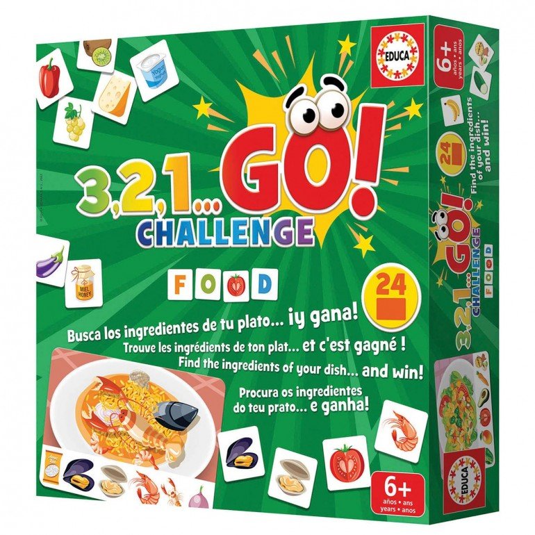 3,2,1 GO CHALLENGE - FOOD