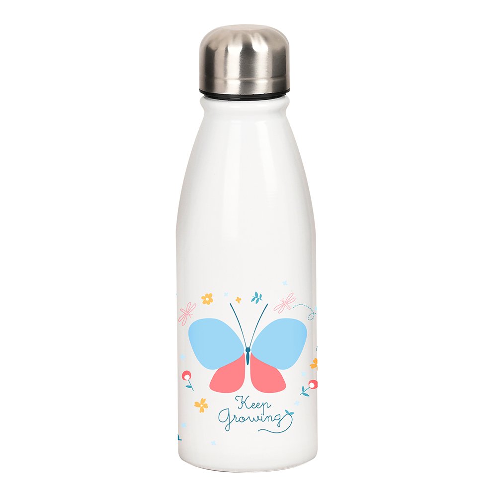 BOTELLA METALICA 500ml BLACKFIT8 "MARIPOSA"