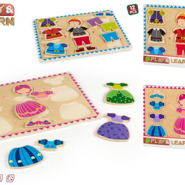 Puzzle Madera 30x22 Princesa