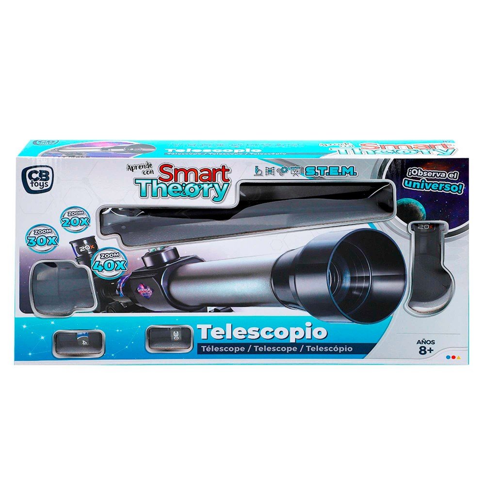 Telescopio con pie