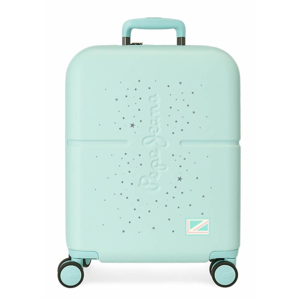 Maleta de cabina Pepe Jeans Jane TURQUESA rígida 55cm