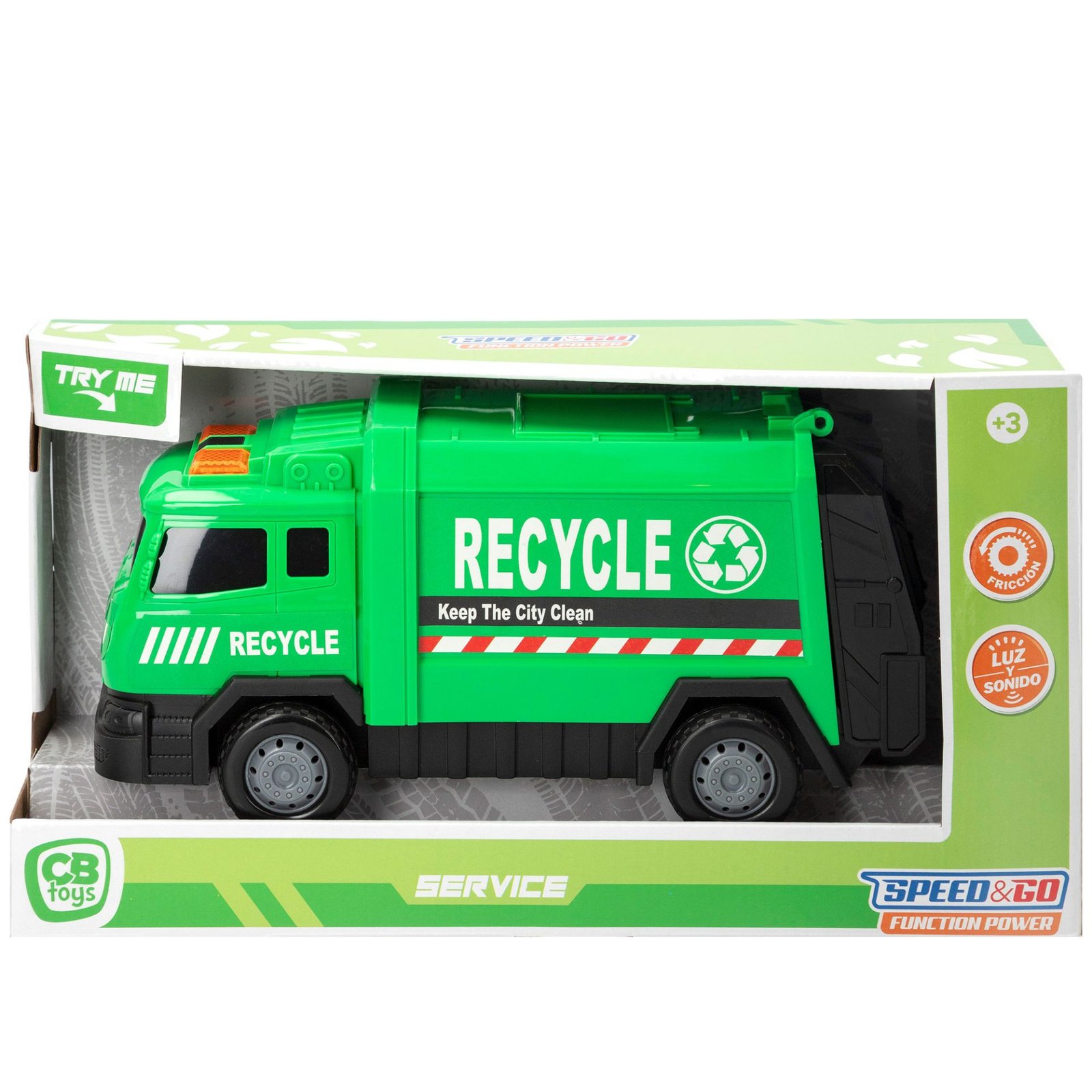 Camión de Reciclaje Luz y sonido