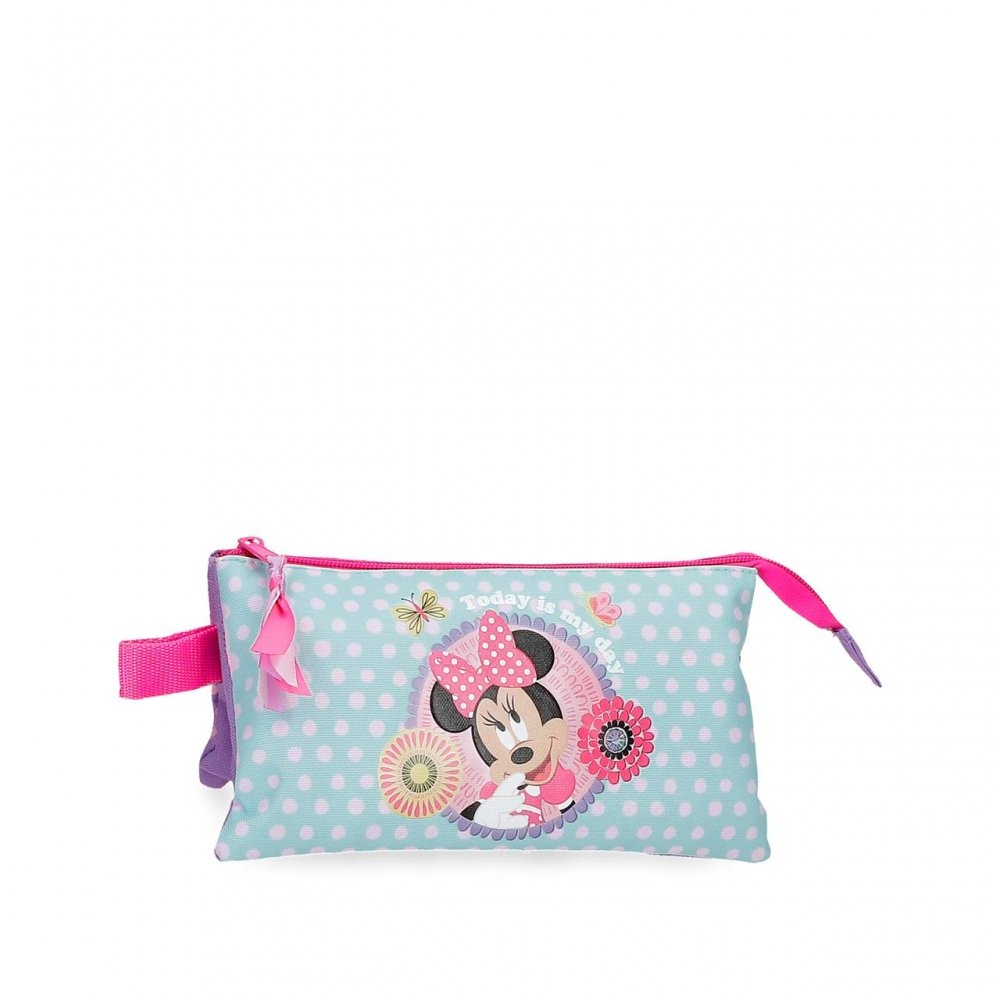 ESTUCHE TRES COMPARTIMENTOS MINNIE TODAY IS MY DAY