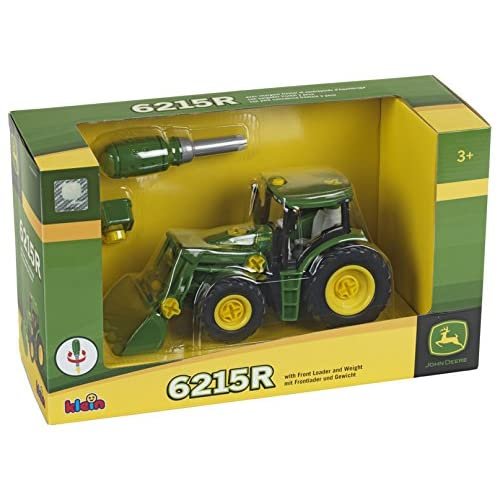 Tractor John Deere con Carga Frontal y Pesa 6215R