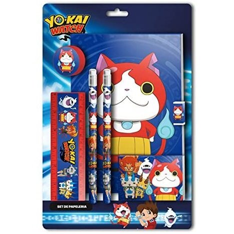 Set de Papelería - Yo Kai