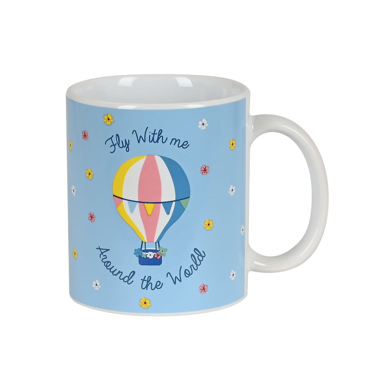 Taza Cerámica BLACKFIT8 Fly With Me 350 ml.