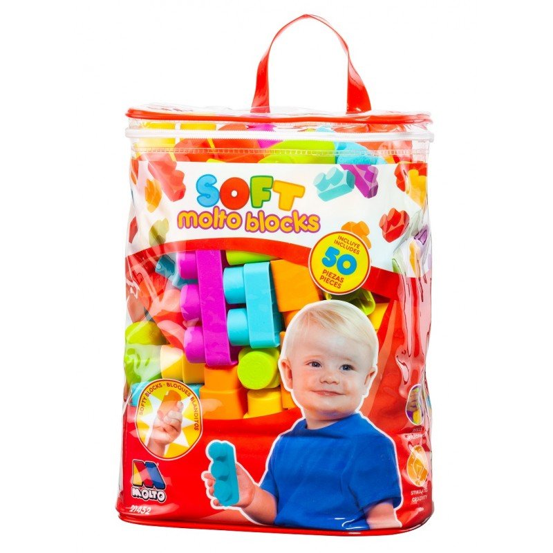 Bolsa Bloques Soft 50 Piezas