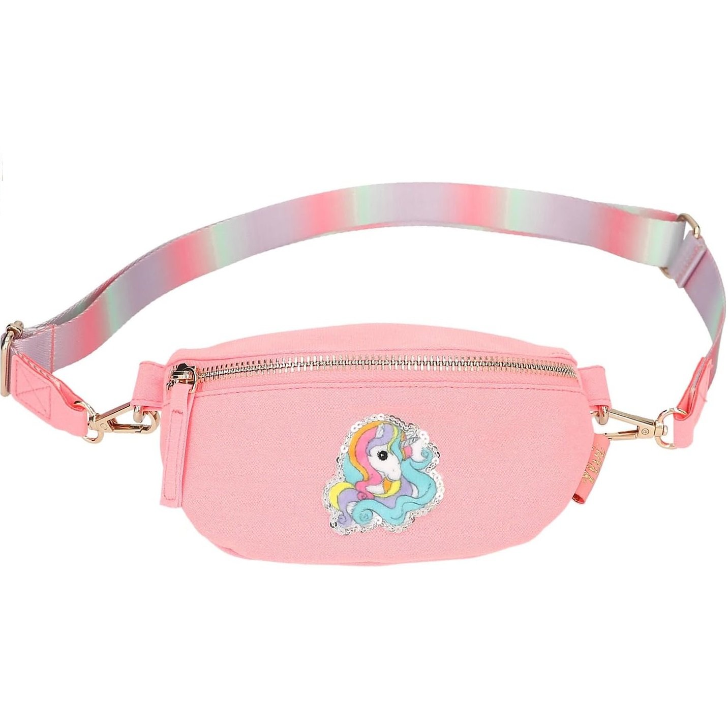 Bolso cruzado pequeño en rosa YLVI