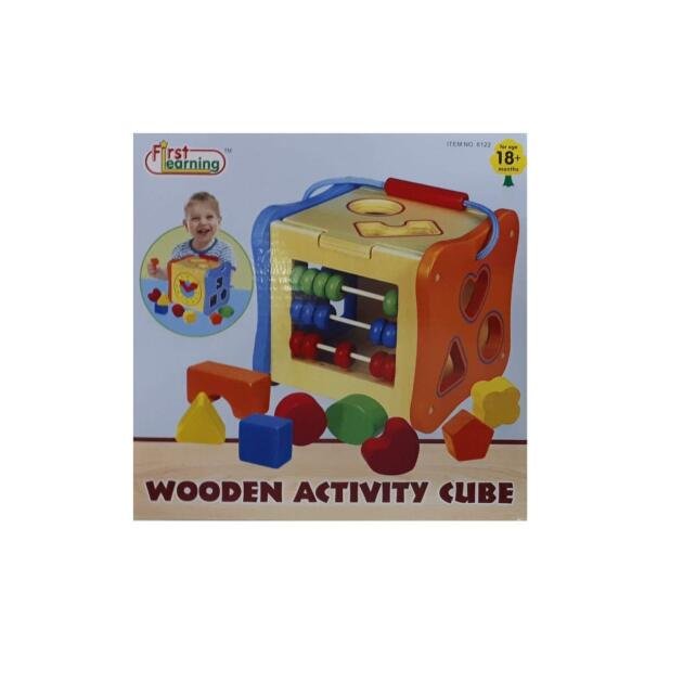 Cubo Encajable Actividades de Madera