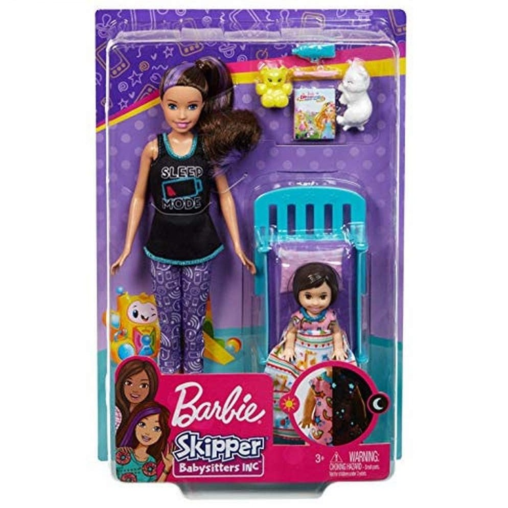 Barbie Skipper Canguro Vamos a Dormir