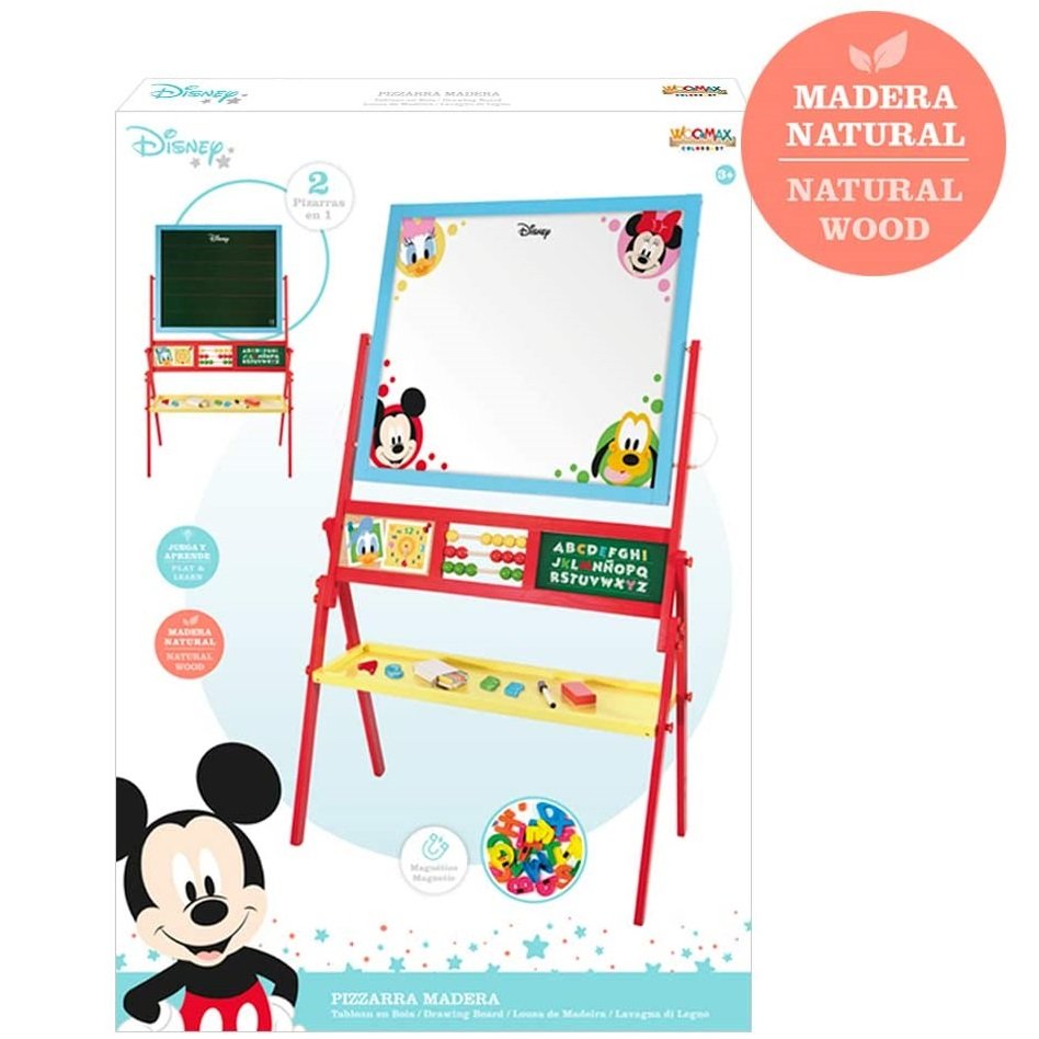Pizarra Madera con Caballete Mickey