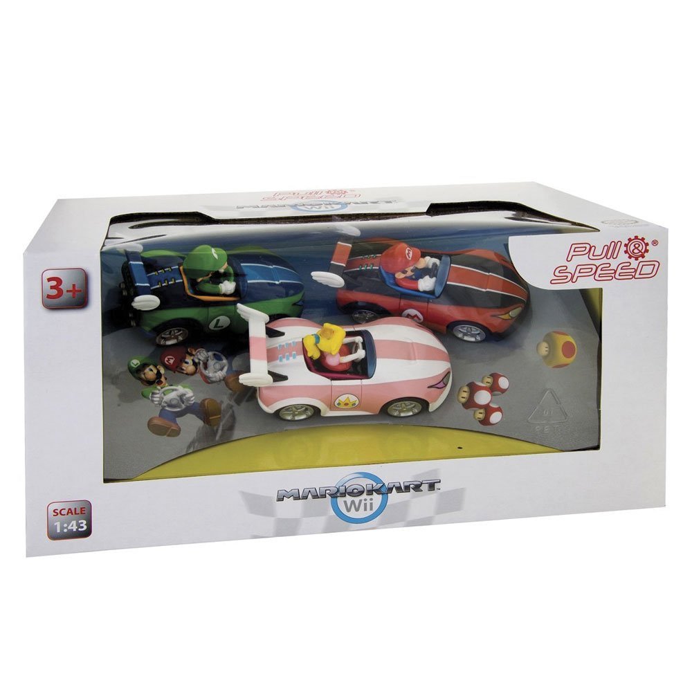 Mario Kart Pull Speed - Pack 3 Vehículos