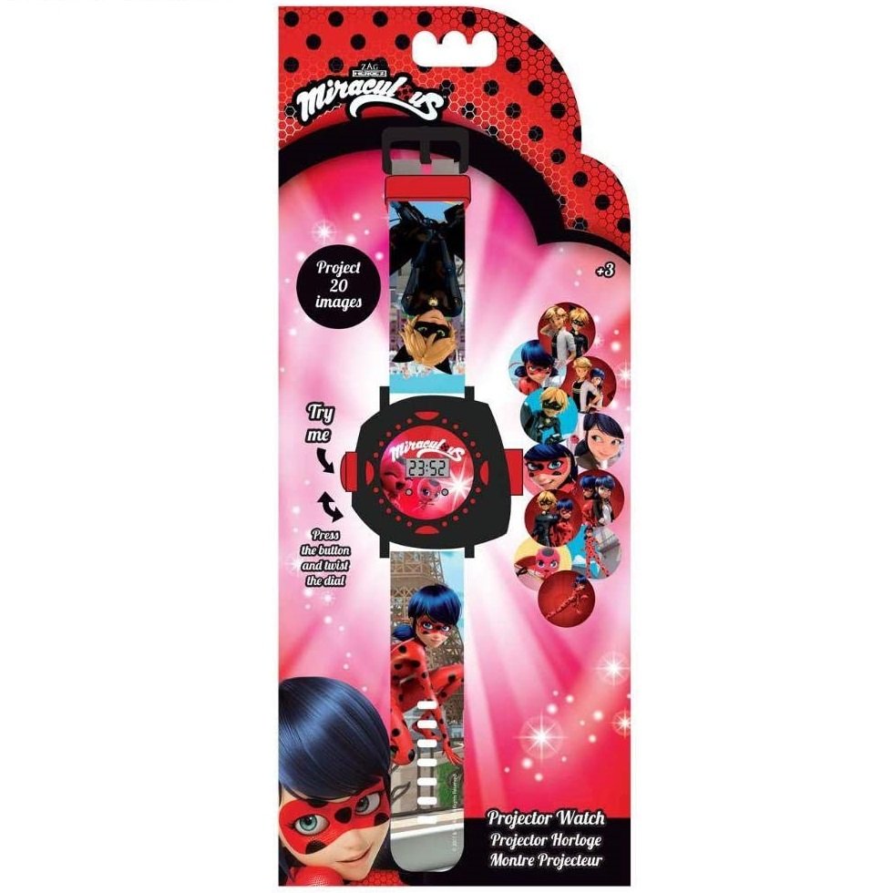 Lady Bug- Reloj de Pulsera Digital con Proyector