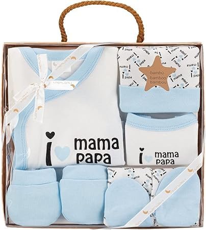 Set Primera puesta de 5 Piezas I Love Mamá Papá