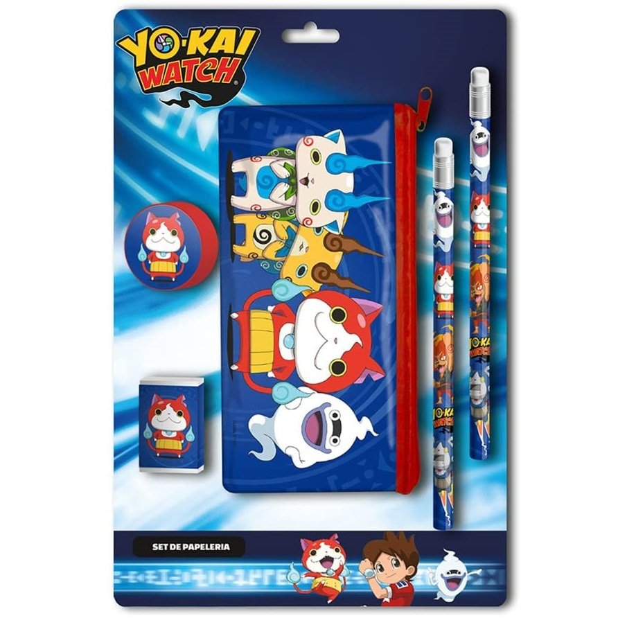 Set de Papelería - Yo Kai