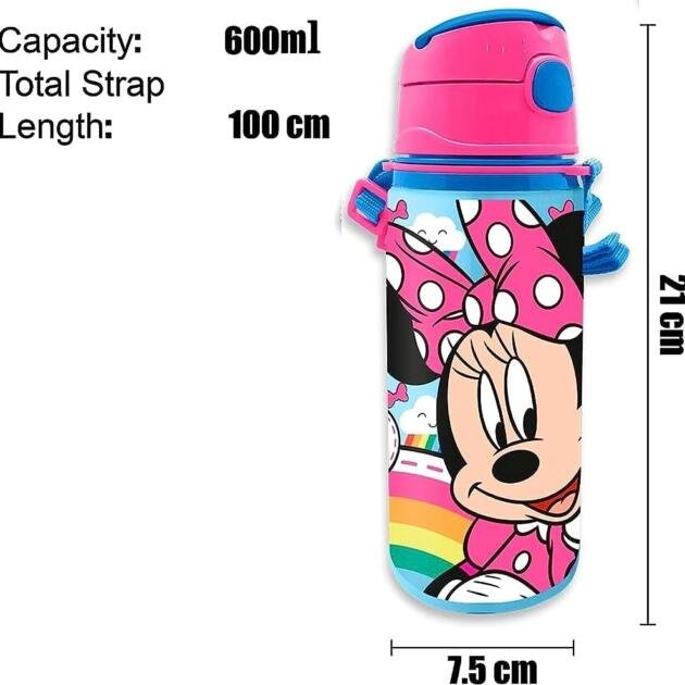 CANTIMPLORA CON ASA 600 ML MINNIE