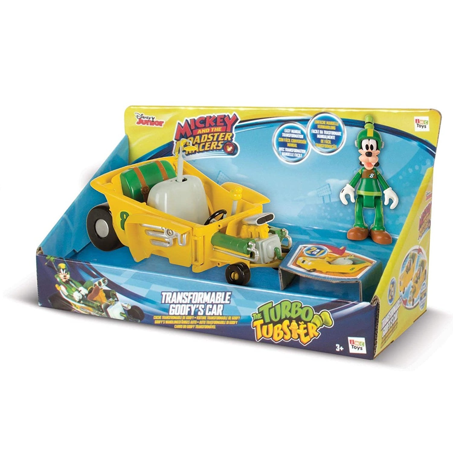 Mickey Mouse- Goofy Vehículo Transformable