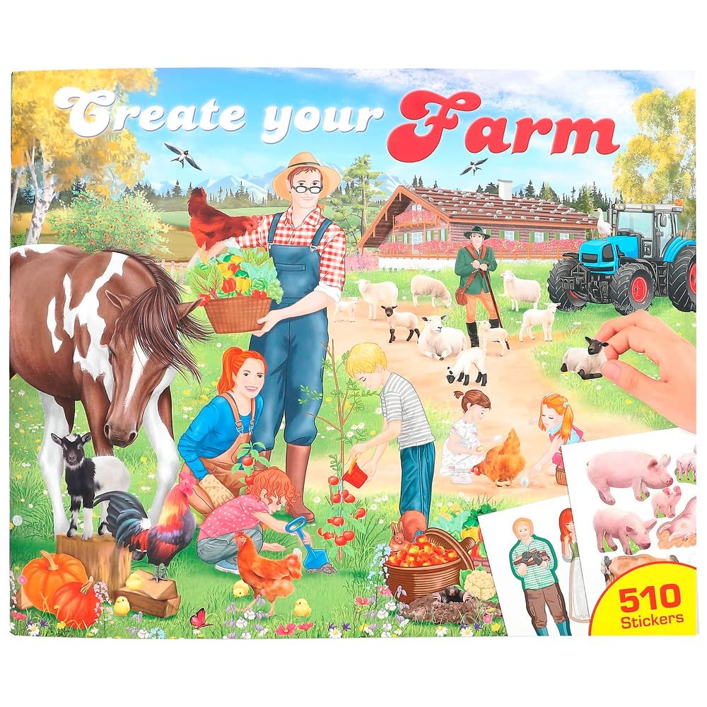CUADERNO DE PEGATINAS CREATE YOUR FARM