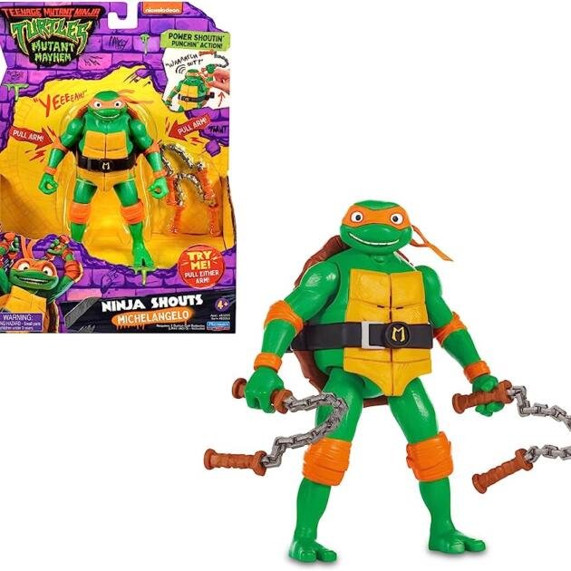 Tortugas Ninja Movie Figuras Deluxe MICHELANGELO