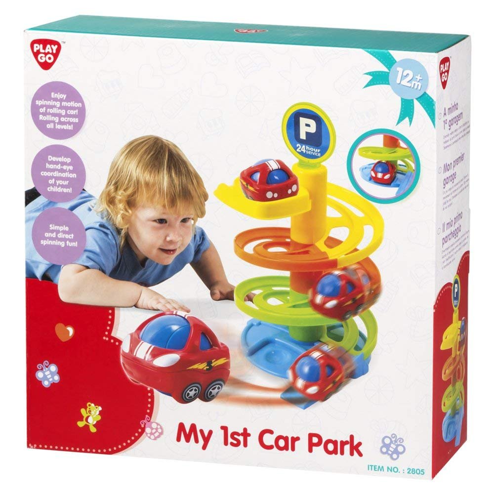 PlayGo Torre espiral de coches - 4 pisos
