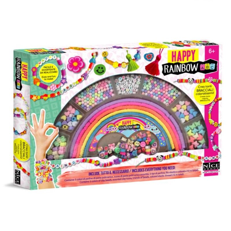 Happy Rainbow ABC Set de Pulseras