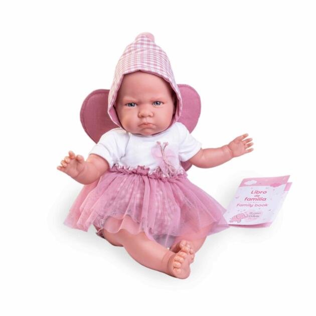 Mi Primer Reborn Berta con alitas de mariposa