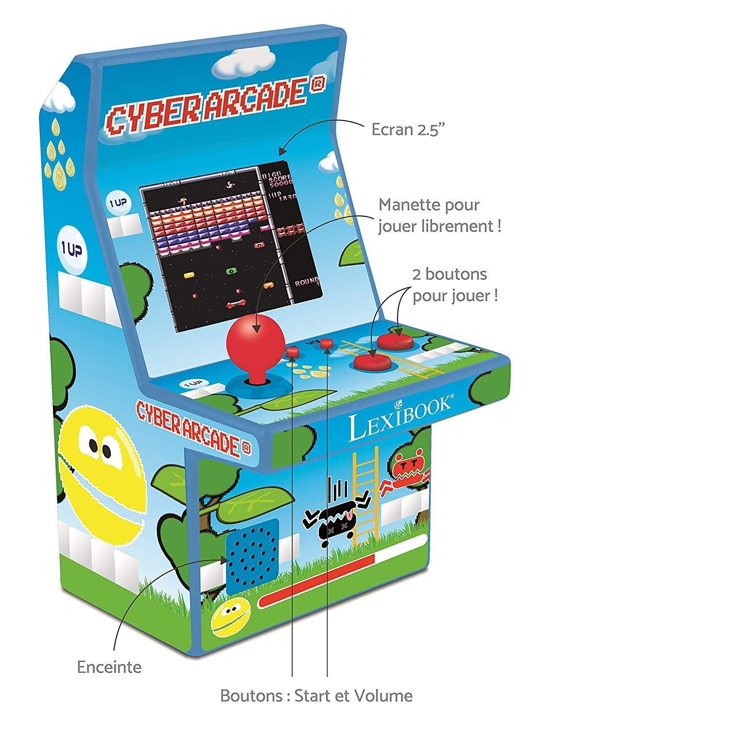LEXIBOOK Cyber Arcade 200 Juegos