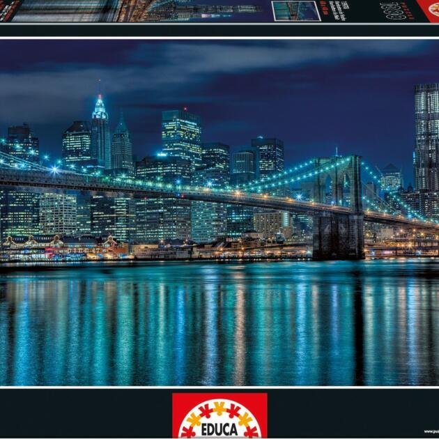 Puzzle 1000 piezas - Manhattan de Noche