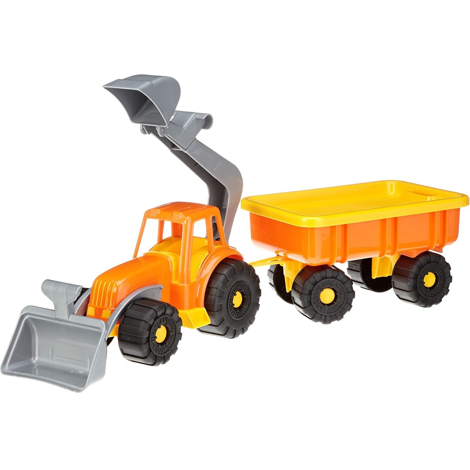 Tractor con Remolque y Pala
