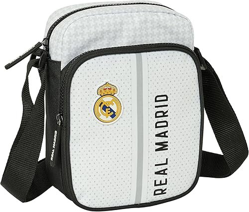 Bandolera con Bolsillo Exterior Unisex REAL MADRID