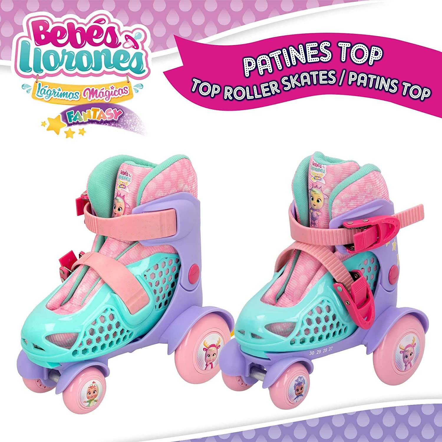 Bebes llorones-Patines Top 4 Ruedas