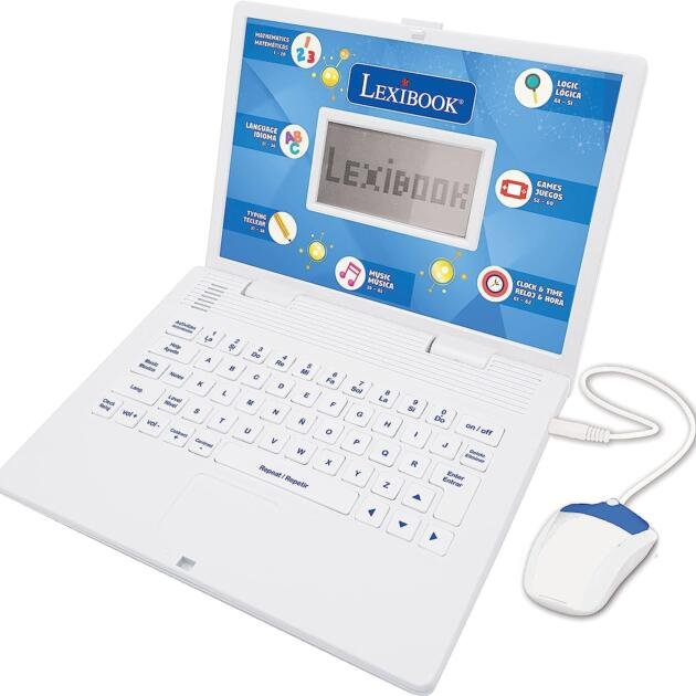 LEXIBOOK - Portátil Educativo y bilingüe español/inglés