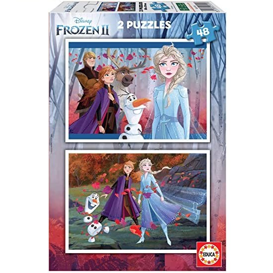 Frozen II - Puzzles 2 x 48 Piezas