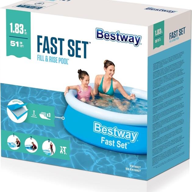 Piscina hinchable Bestway 57392 - 940L azul Ø183x51 cm